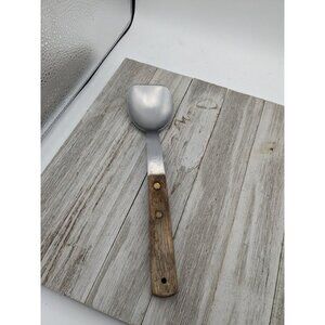 Vintage Vernco #1 Stainless Steel Ice Cream Spade Scoop Wood Handle 10" Japan